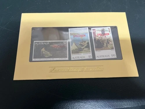 (1788) 17-11-2025 - Australia  Paintings Specimen Issue (pack) $ 2 - $ 5 - $ 10