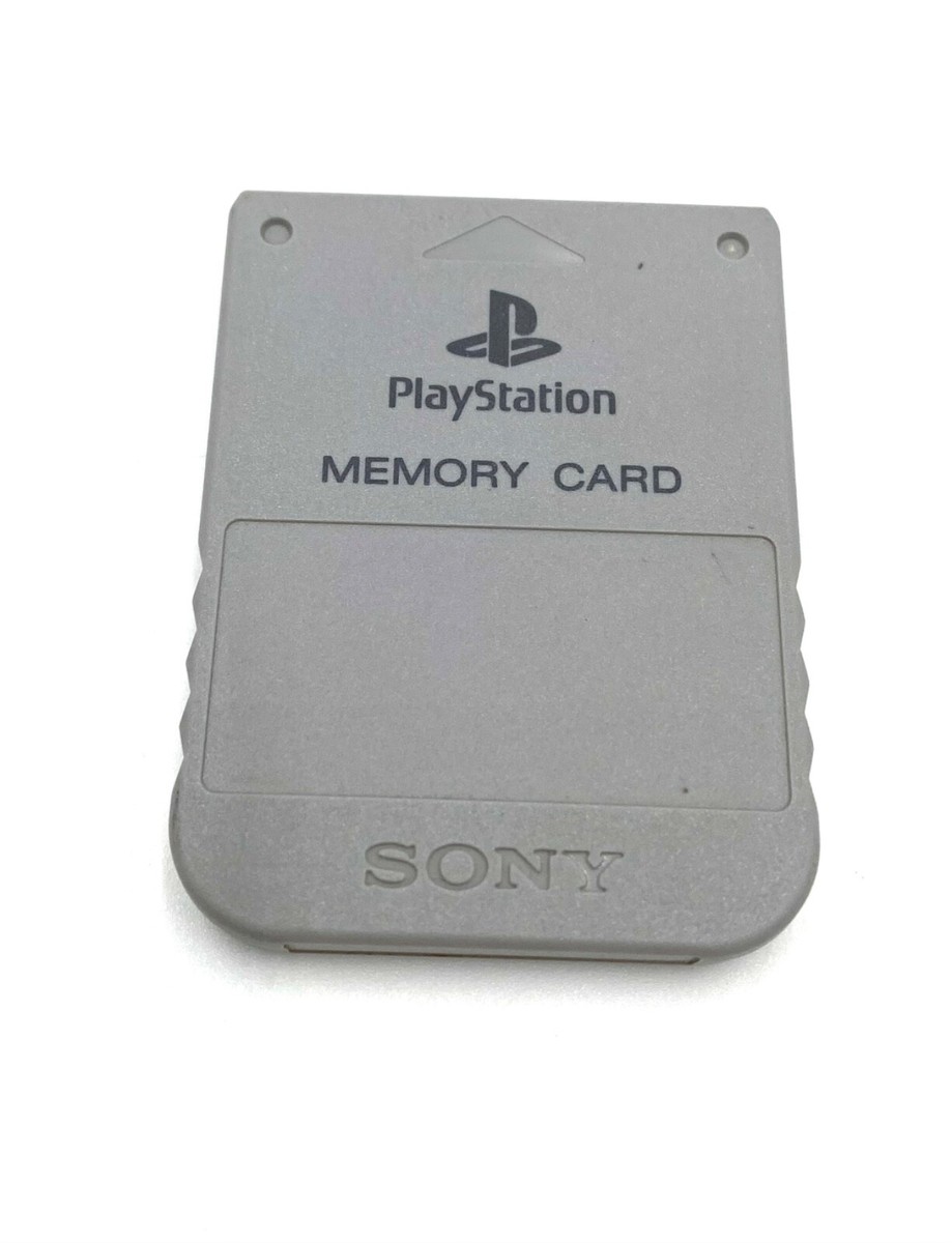Sony Playstation 1 PS1 Official OEM 15 Block Memory Card Import