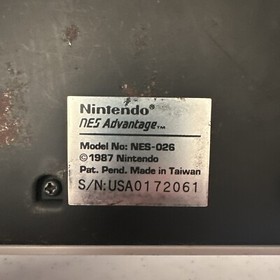 Authentic NES Advantage Joystick Nintendo Entertainment System Controller