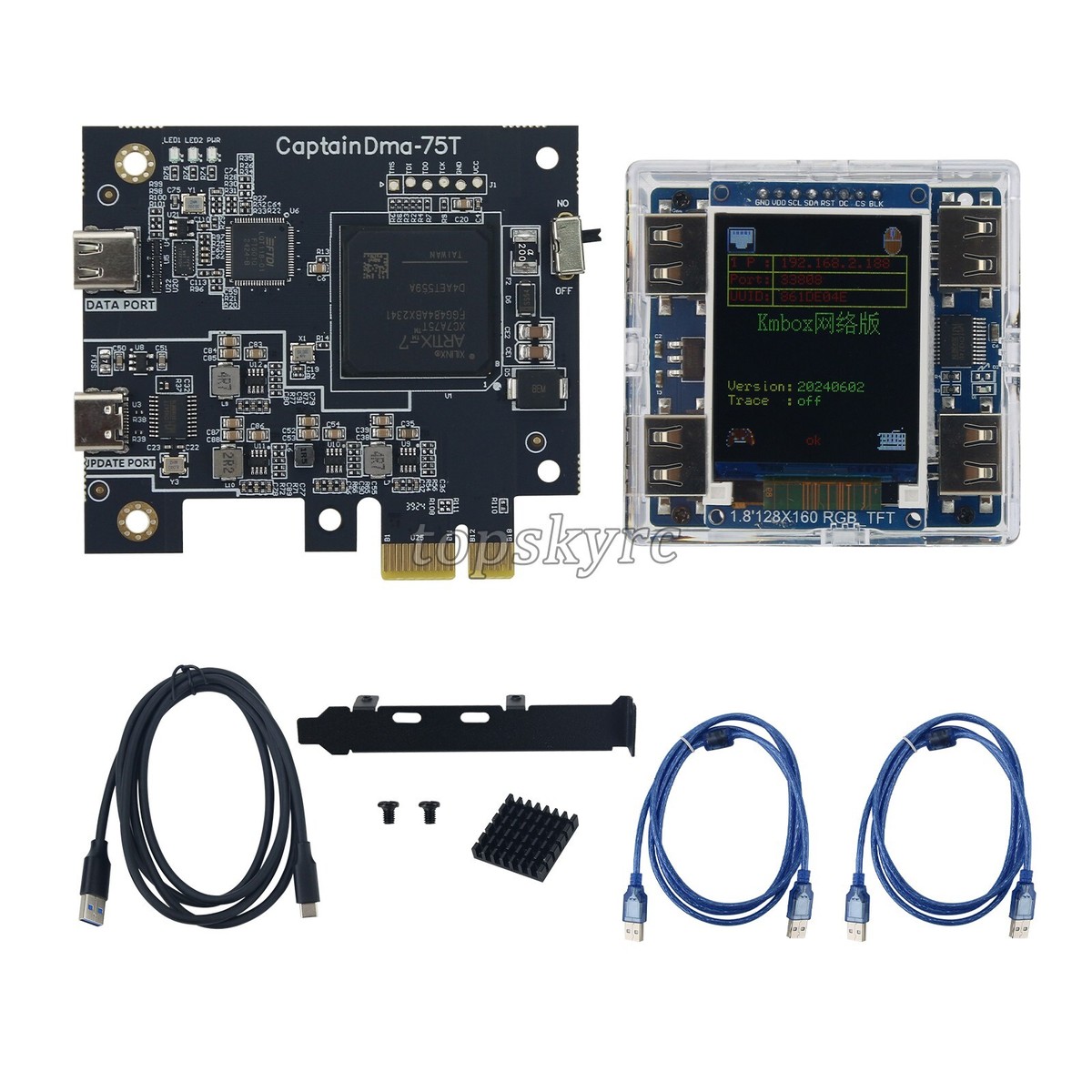 Cap75T + KMBOX NET Kit CapDMA Board Direct Memory Access Cap75T + KMBOX NET Kit CapDMA Board Direct Memory Access
