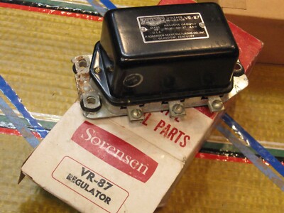 1958-65 Buick/Chevy/Corvair/Divco/GMC/IH. Sorensen Voltage Regulator VR-87/VR-22