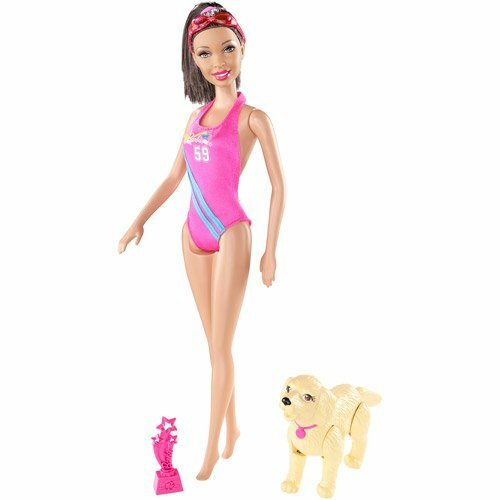 Barbie Team Barbie I Can Be Swim Champion AA NIKKI W3762 2011 BNIP NRFP NEW - Picture 6 of 6
