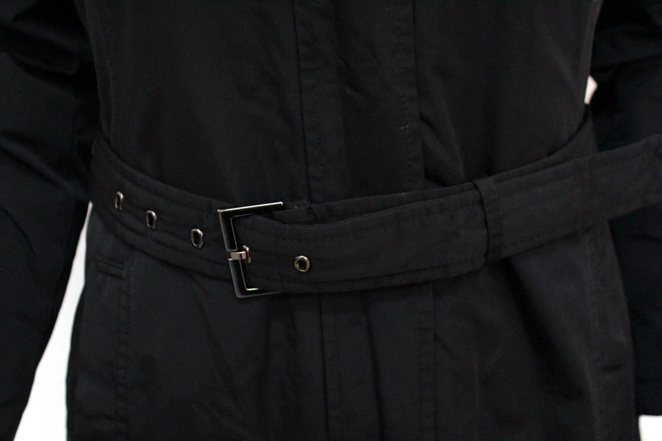 Geox Giubbotto Donna Taglia 44 Giacca Giubbino Nero Jacket Woman Logo Foto 4 de 4