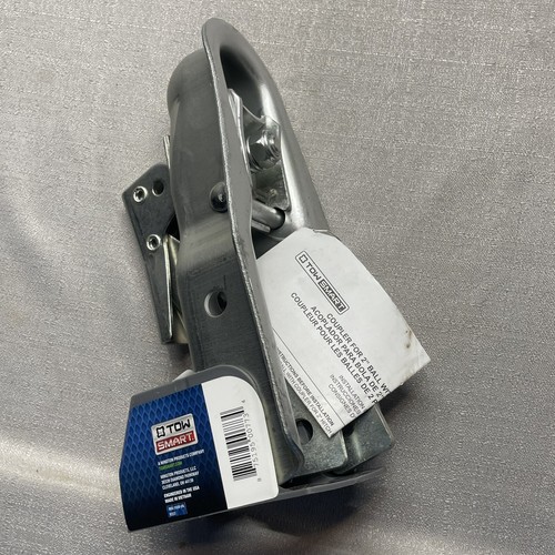 Tow Smart 2” Ball Zinc Plated Class II Coupler W/ Adjustable Collars 2 1/2”-3” - Picture 5 of 5