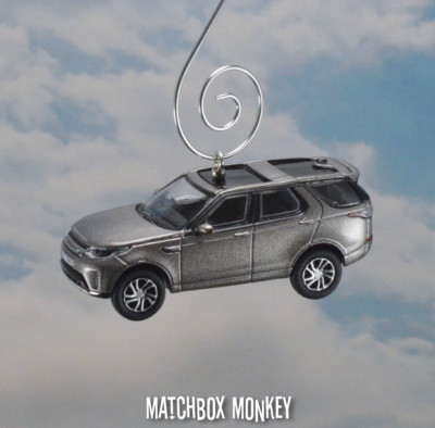 Silver Land Rover Discovery 5 HSE Christmas Ornament 1/76 SUV Range Sport Adorno