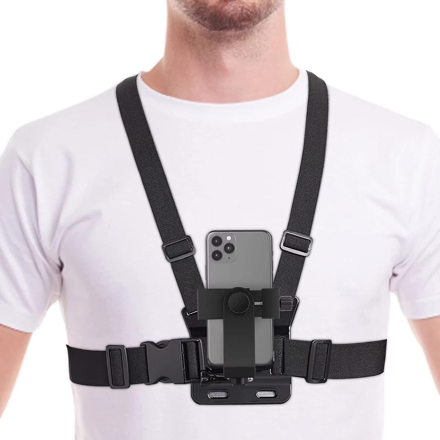 POV Phone Chest Strap Mount for iPhone Samsung GoPro Action Cameras  