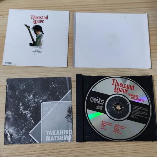 Tak Matsumoto – Thousand Wave JAPAN CD (1988,MED-37) TMG/松本孝弘 HARD ROCK - Picture 4 of 5