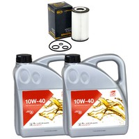 MotoröL Set MotoröL Febi SAE 10W-40 8 Liter + ÖLfilter FüR Mercedes E-Klasse CLK