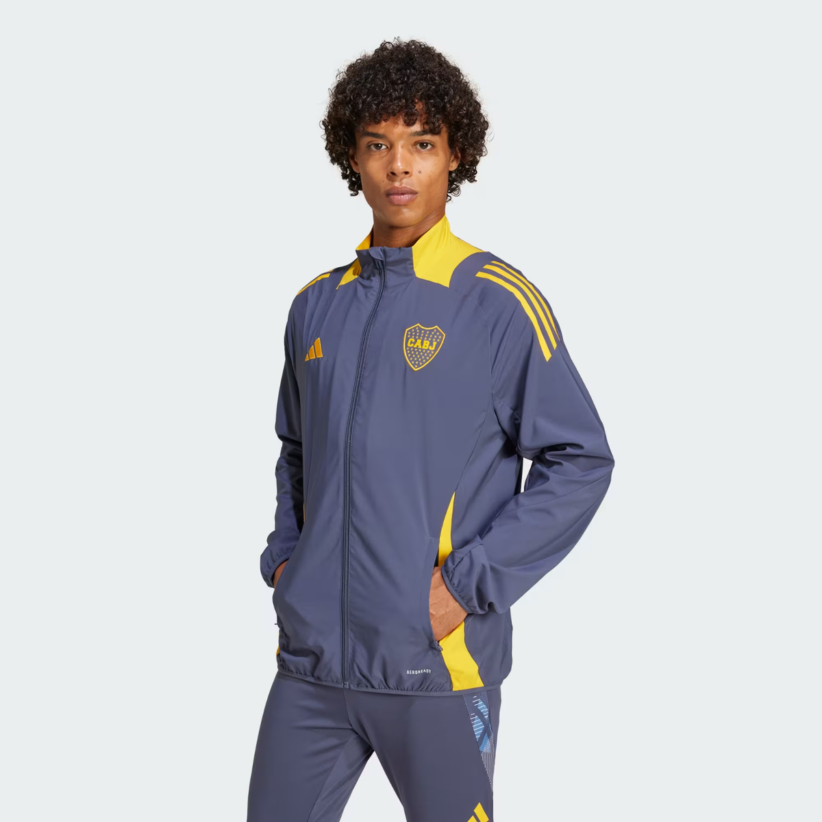 BOCA JUNIORS 24/25 PRESENTATION JACKET - ADIDAS OFFICIAL IS5584