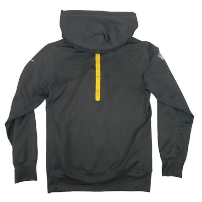 Nike Green Bay Packers Hoodie Therma Fit On Field Gray Full Zip