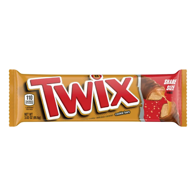 10x Packs Twix Variety Chocolate Cookie Bars Share Size Candy