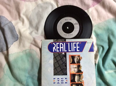 Real Life Face To Face 7  Vinyl B-Side Picture Cover