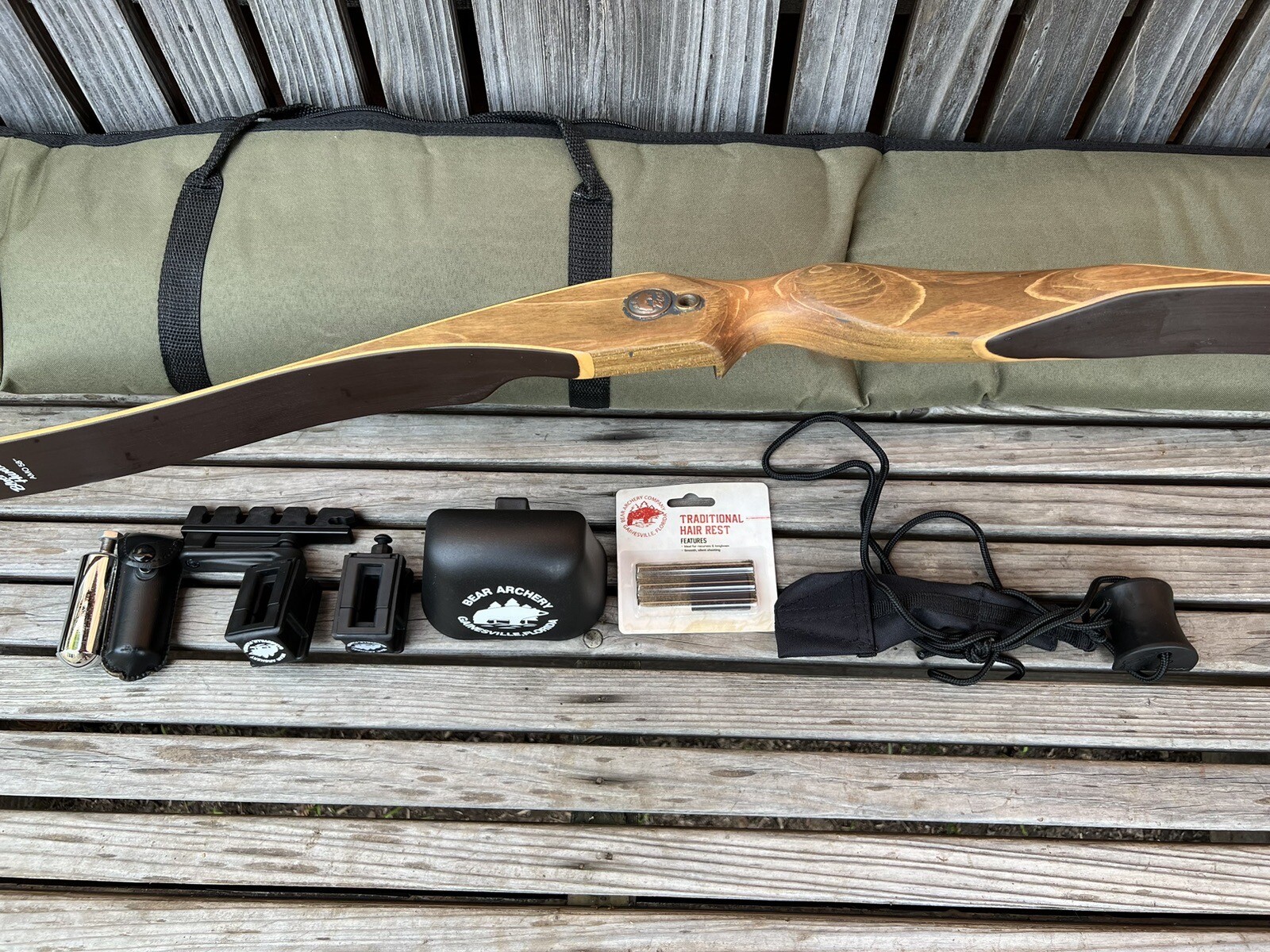 Bear Archery Black Bear Hunter Recurve Bow Extras eBay