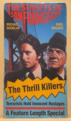 The Streets of San Francisco - The Thrill Killers VHS 1976, 1990 *Buy 2 Get 1*