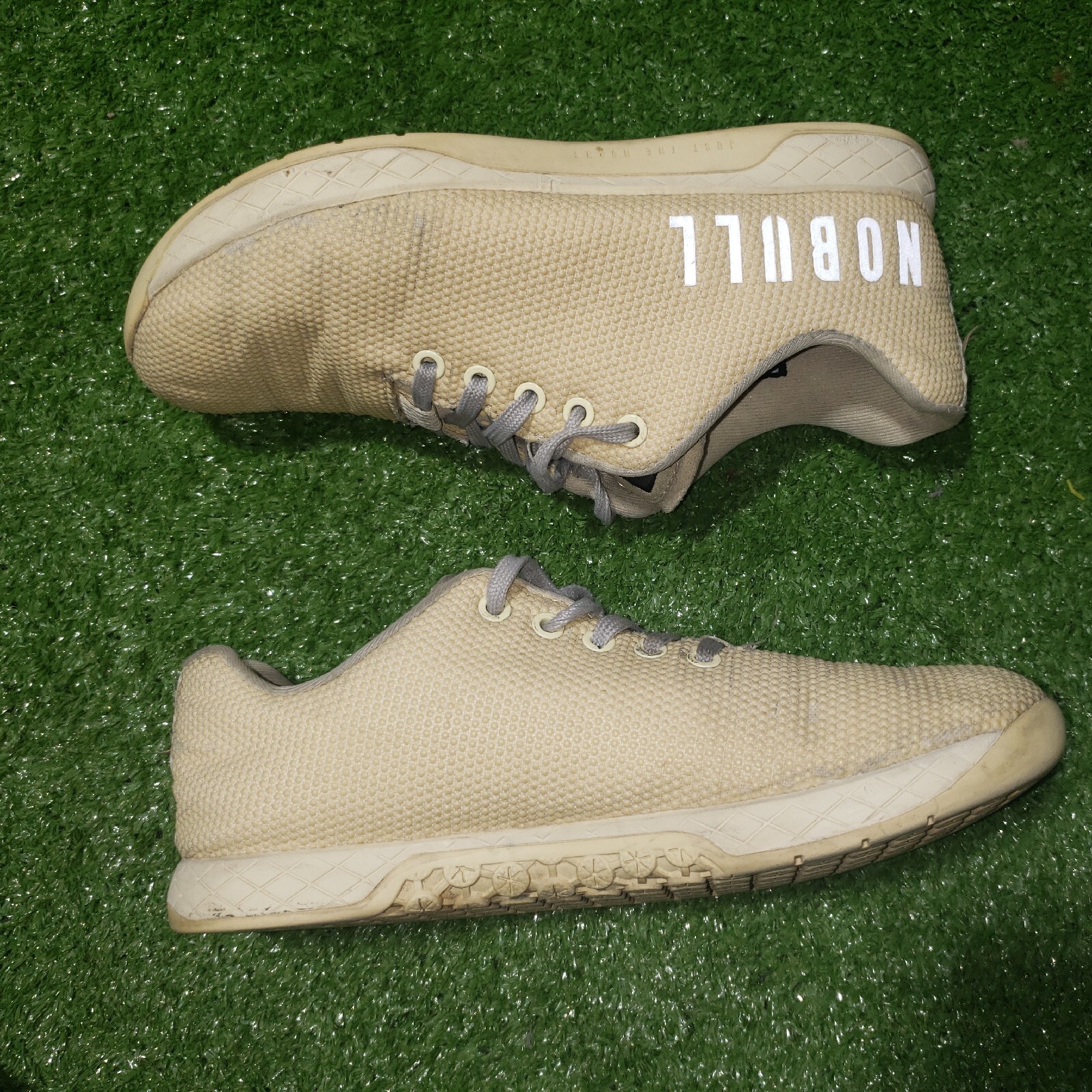 SAOLA Scarpe da ginnastica NoBull SuperFabric sneaker allenamento giallo crema uomo 7 5 donna 9