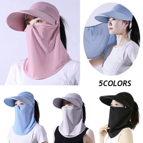 Foldable Wide Brim Sun Hat UV Protection Cap Hiking Fishing Safari Women Fashion - Afbeelding 1 van 25