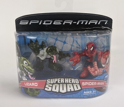 Hasbro Super Hero Squad Spider-Man vs. Lizard Packaged Carded | eBay
