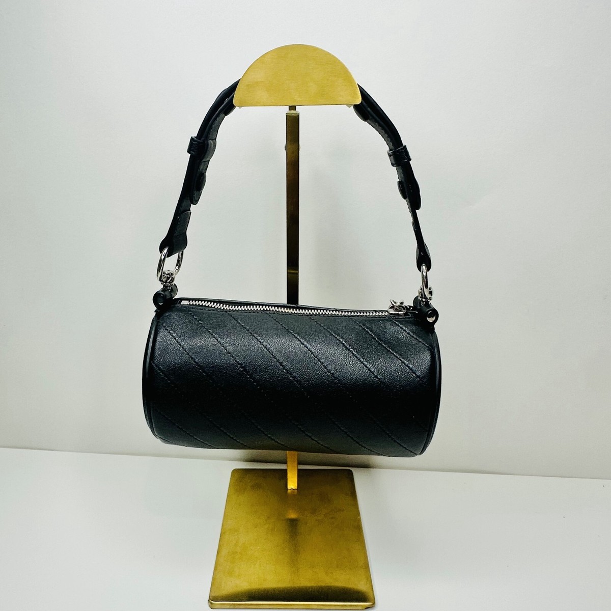 Gucci Blondie Mini Shoulder Bag Black Leather Adjustable
