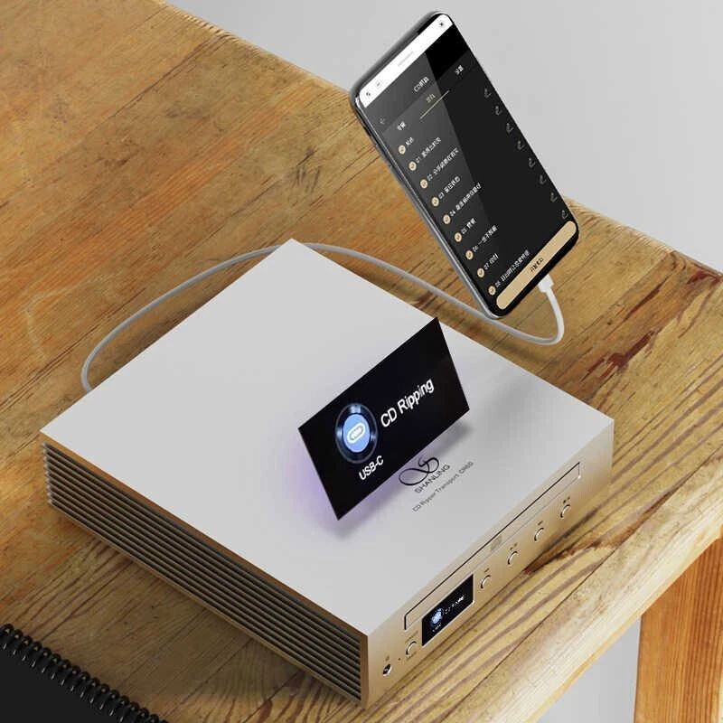 CR60 CD Player with 1.14-inch Color Screen Support Digital Transport and Ripping - Bild 2 von 3