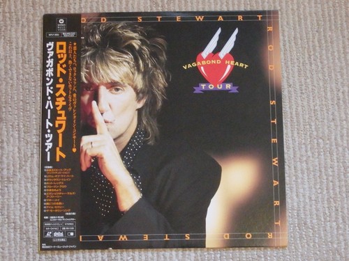 Rod Stewart –Vagabond Heart Tour WPLP-9082 Laserdisc Japan Insert Obi Near Mint - Picture 2 of 6