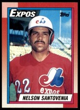 Nelson Santovenia 1990-91 Topps #614 Montreal Expos