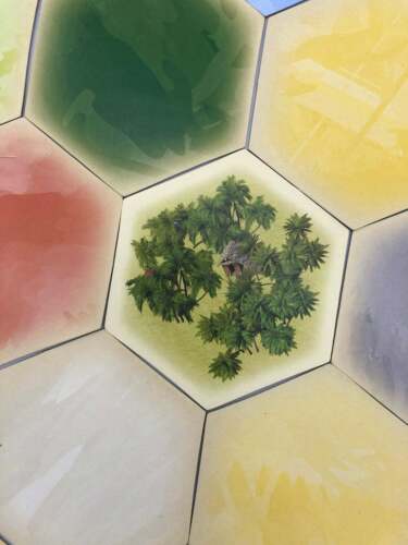 Jungle Hex and Discovery Token Expansion compatible w/ Catan's Settlers of Catan - Picture 1 of 1