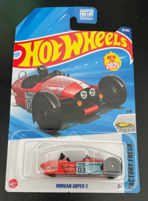 Hot Wheels -Morgan Super 3 , Orange 2025 | eBay