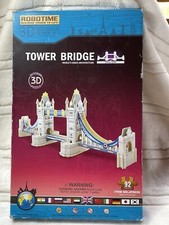 Tower Bridge In England 3D Wooden Puzzle by ROBOTIME 3 Dimensional New Sealed
