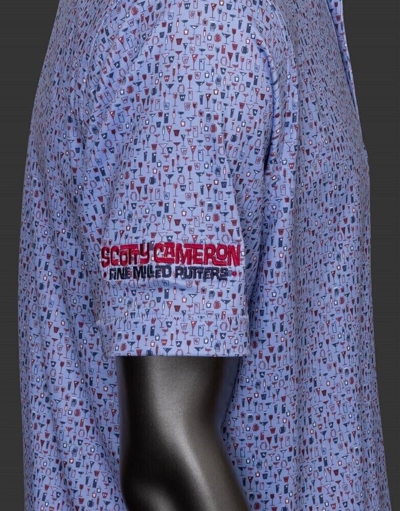 Scotty Cameron Peter Millar TOUR Golf Polo Scotty Bull Dog