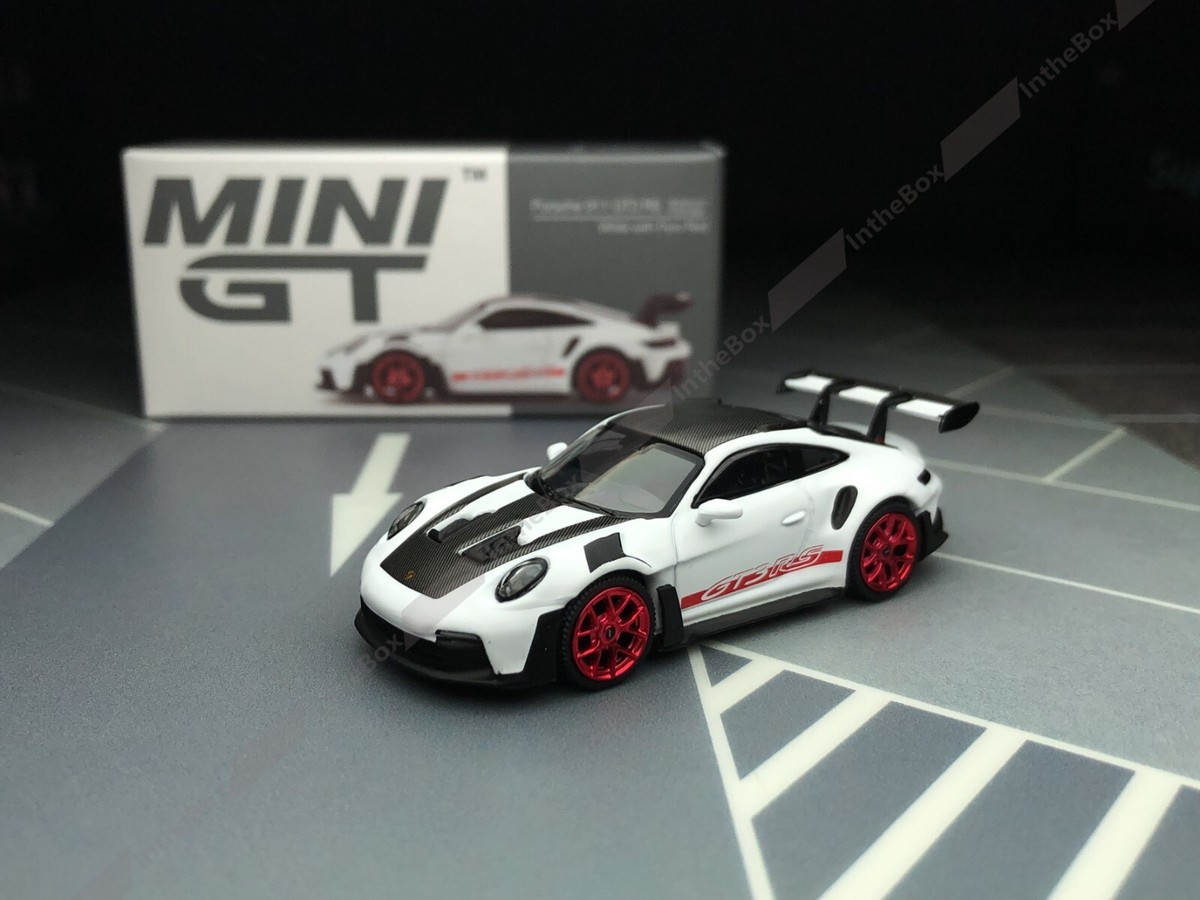 Mini GT #706 Porsche 911 (992) GT3 RS Weissach Package White