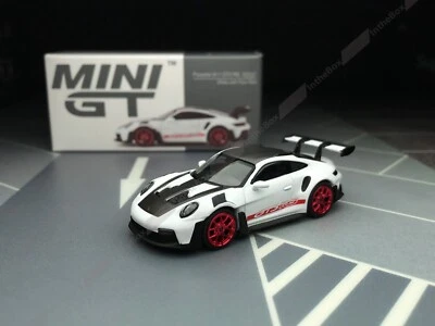 Mini GT #706 Porsche 911 (992) GT3 RS Weissach Package White