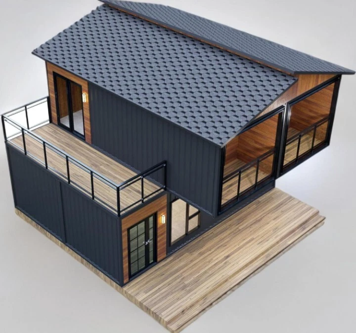 Double Story House 2024 Tiny House, Foldable Tiny Home with Well Equipped... - Image 2 of 4