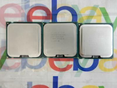Lot of 3 Intel Pentium E5200 Dual Core 2.5GHz 2MB Cache Wolfdale SLB9T