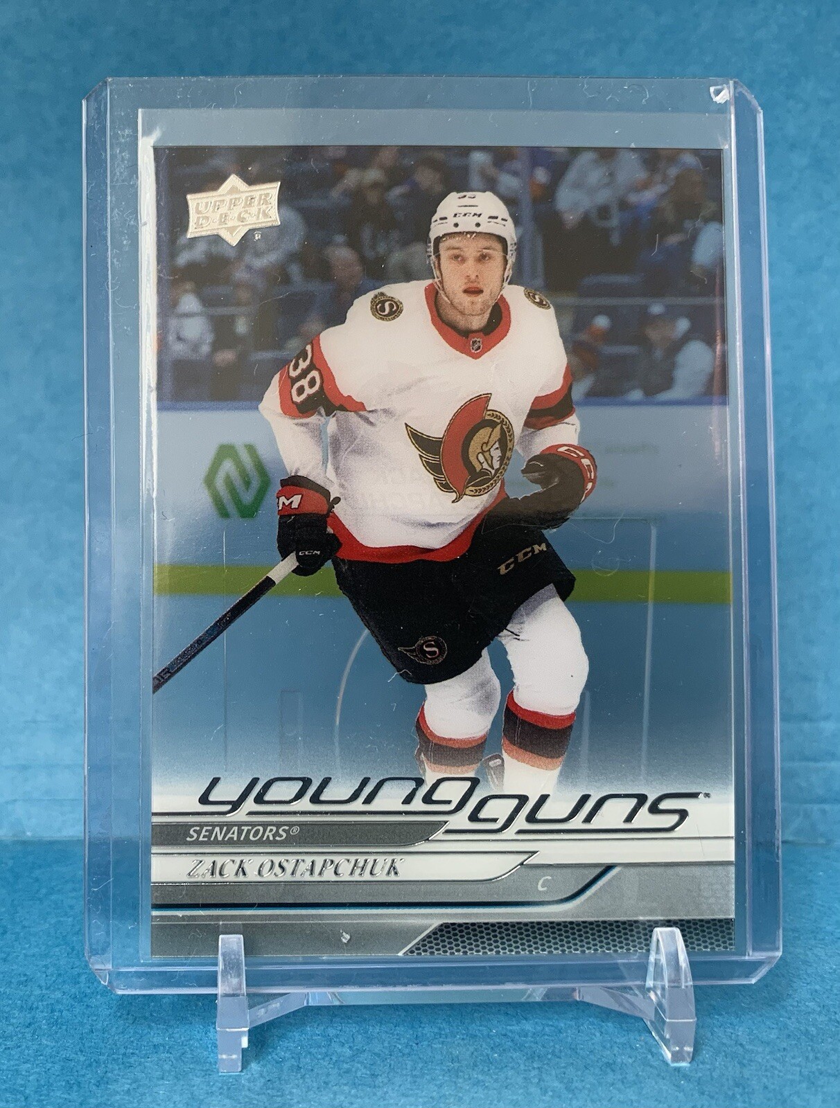 2024-25 UPPER DECK #209 YOUNG GUNS CLEAR CUT ROOKIE ZACK OSTAPCHUK