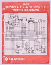 Suzuki Wiring Diagram Manual Part Number - 99923-13881