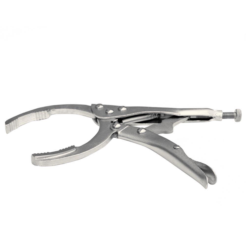 Alloy Steel Oil Filter Pliers Remover Wrench Tool Vice Locking Grip