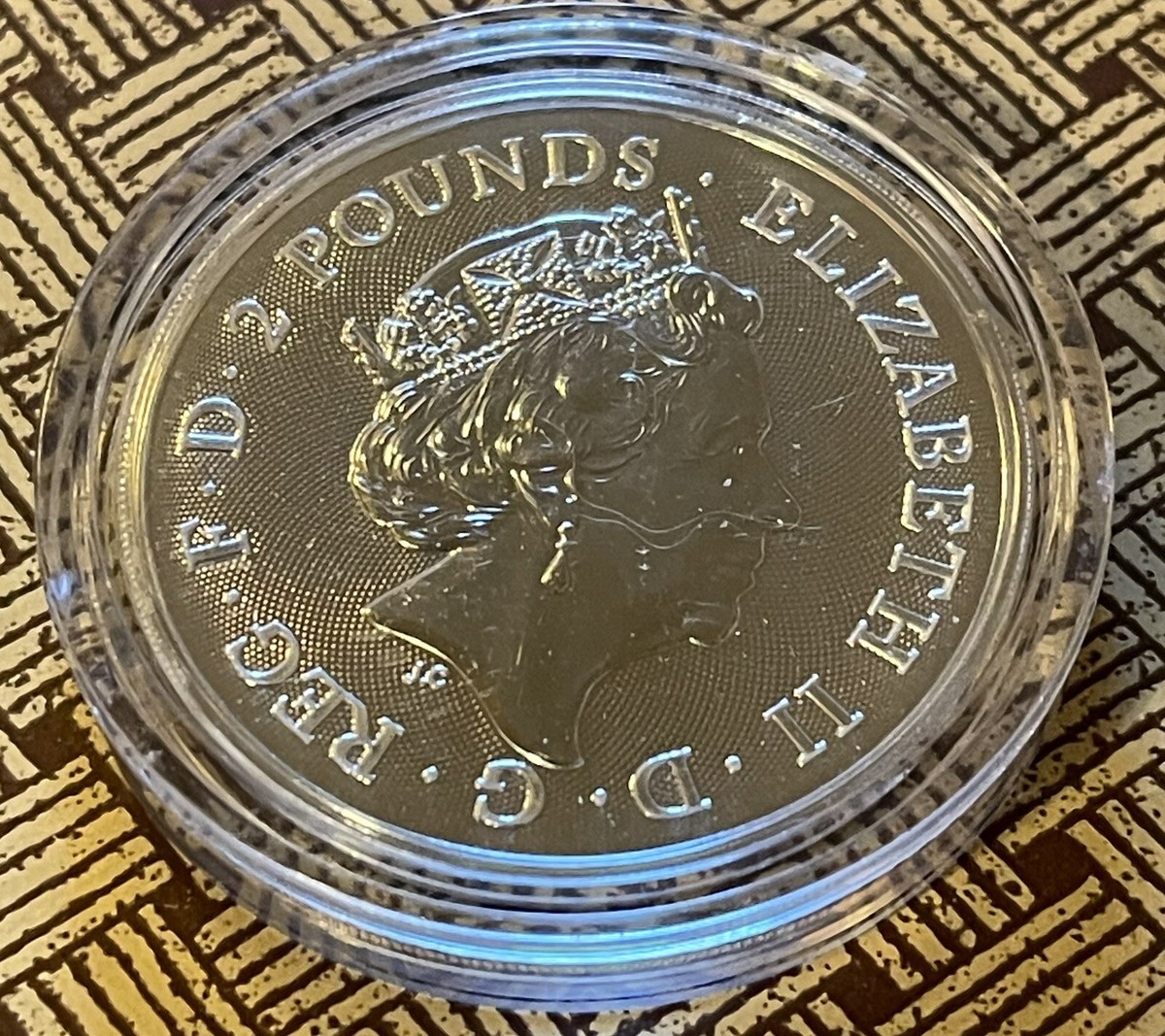 2019 Royal Arms Great Britain 1 oz .999 , Fine Silver 2