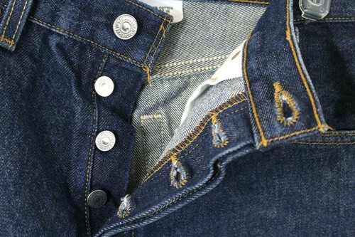 Men's Levis 501 XX Distressed Destroyed Straight Leg Button Fly Blue Jeans 32x32 - Picture 10 of 10