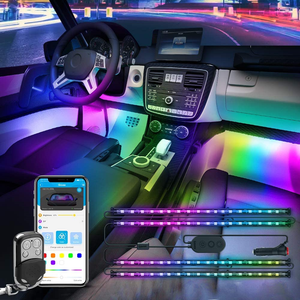 Govee Dreamcolor Car Interior Lights with APP and IR Remote, Upgraded 2-in-1 72 704768739843 | eBay
