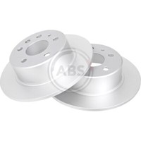 A.B.S. 2X Bremsscheibe Hinten 279 Voll FüR Mercedes-Benz Sl R107 Saloon