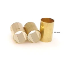 True Custom Shop® 3/8" Brass Split Shaft to Solid Shaft Pot Adapter Bushings