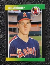 1989 Donruss Baseball's Best Box Set Jim Abbott #171 Rookie Card!
