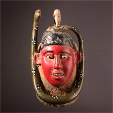 13624 Old Zaouli Mask Gouro Ivory Coast