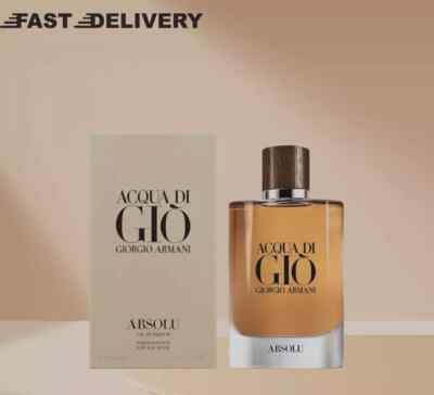 Giorgio Armani Acqua Di Gio Absolu 4.2 oz Men's Eau de Parfum Spray - OEM