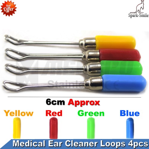 Juego de 4 herramientas médicas para el cuidado del oído con lazos de limpieza de cera para el oído - Imagen 2 de 6