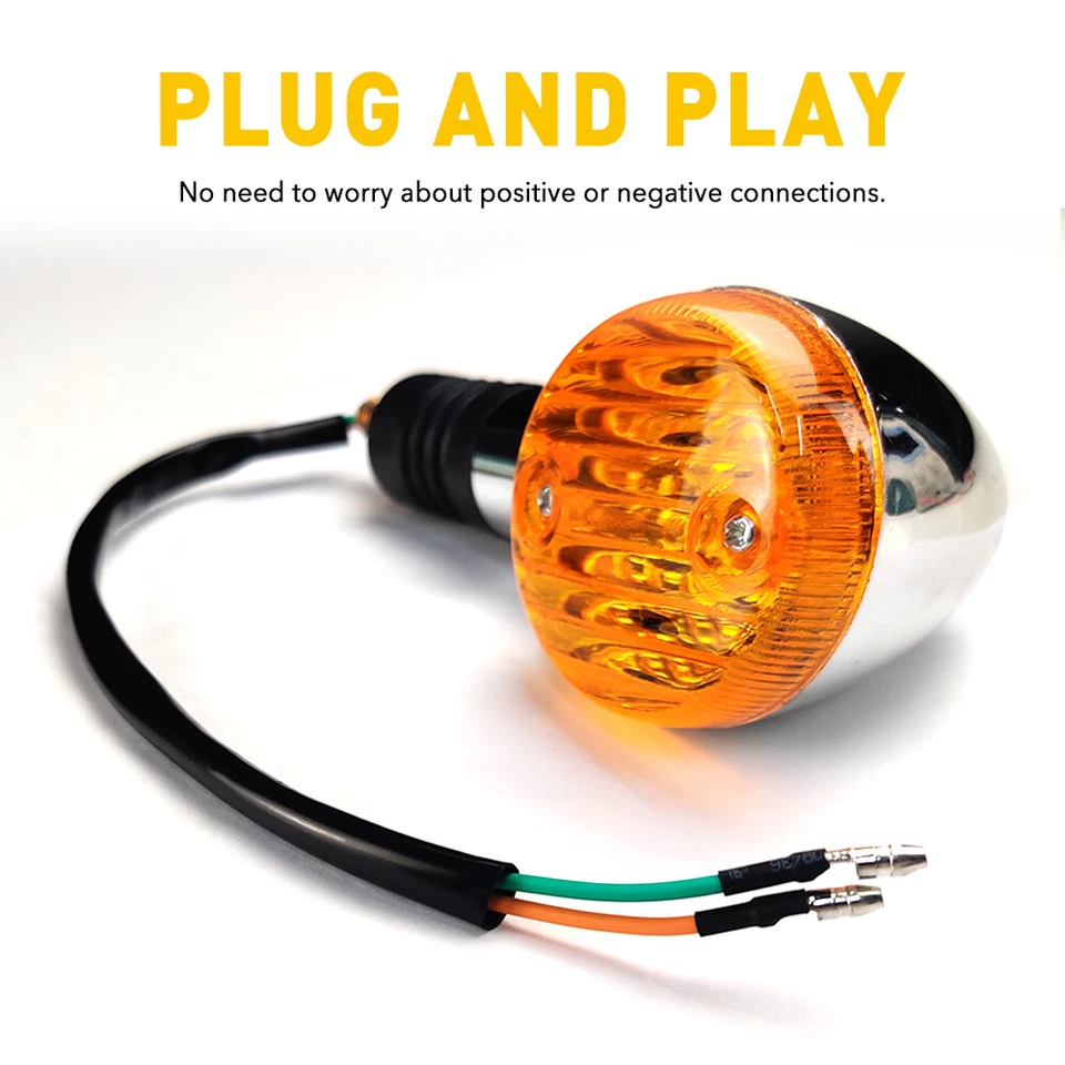 Luces intermitentes para motocicleta Honda Shadow VT 750 1100 VTX 1300 1800 C 2 un. Foto 3 de 4