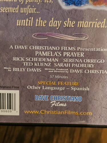 Pamela's Prayer (DVD, 1998) Dave Christiano Films Christian Faith Movie Family - Picture 4 of 5
