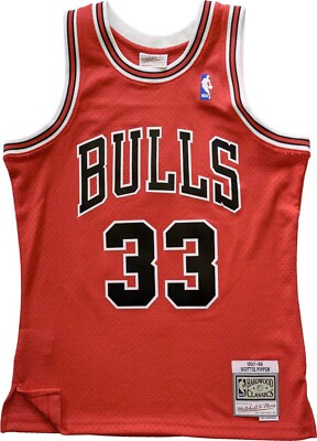Mitchell & Ness Top Sin Mangas Chicago Bulls 1997 Pippen Galaxy Swingman De Mitchell & Ness X Swingman De Mitchell Ness X Nba Item 22058430