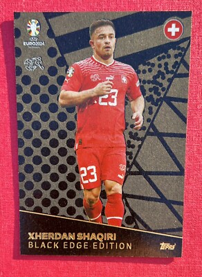 Match Attax EURO 2024 BE 9 Black Edge Xherdan Shaqiri
