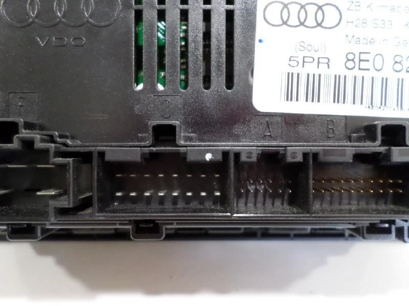 Audi A4 2007 calefacción aire acondicionado control de temperatura OEM Foto 4 de 4